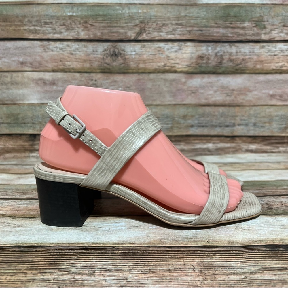 Everlane Embossed Lizzard Sandals - Picture 3 of 7